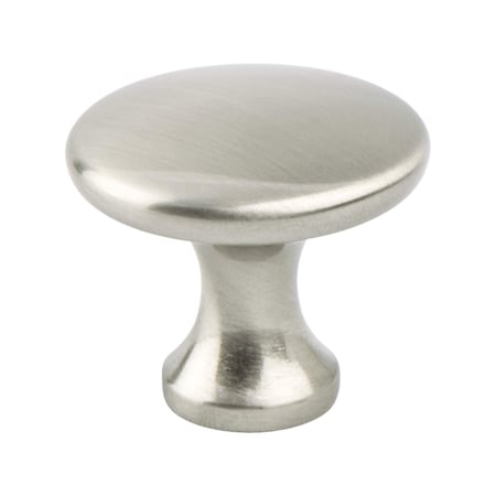 Berenson Contemporary Advantage Five Brushed Nickel Narrow Round Knob 9429-1BPN-P